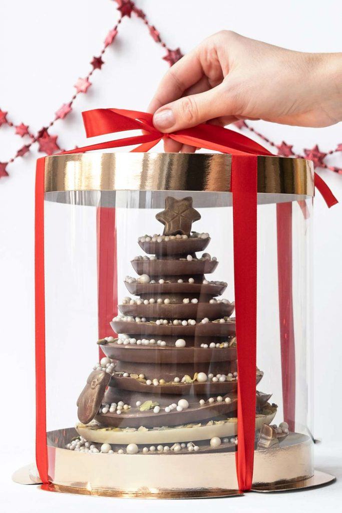 Chocolate Christmas Tree Gift Idea