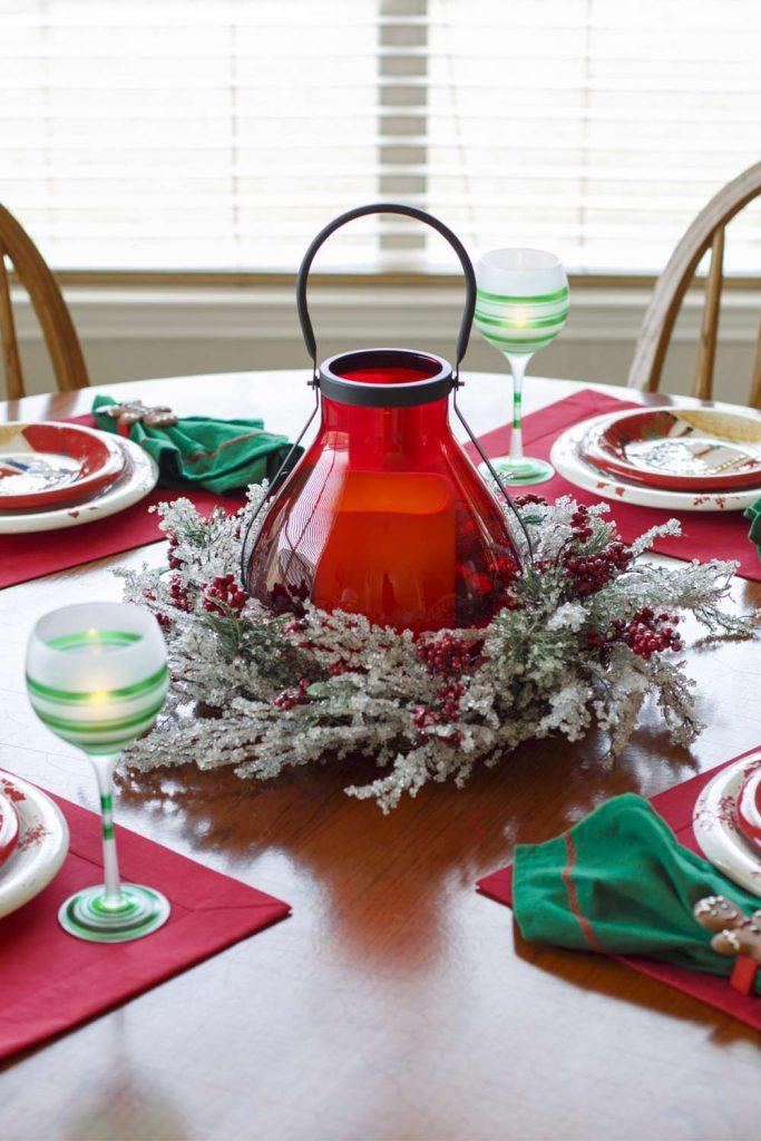 Centepiece Idea For Christmas Table