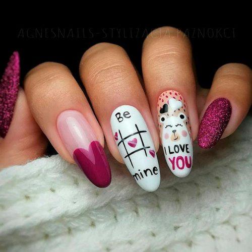 39 Valentines Nails Art Designs For Love Day