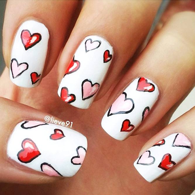 So-Pretty Nail Art Designs for Valentine's Day
