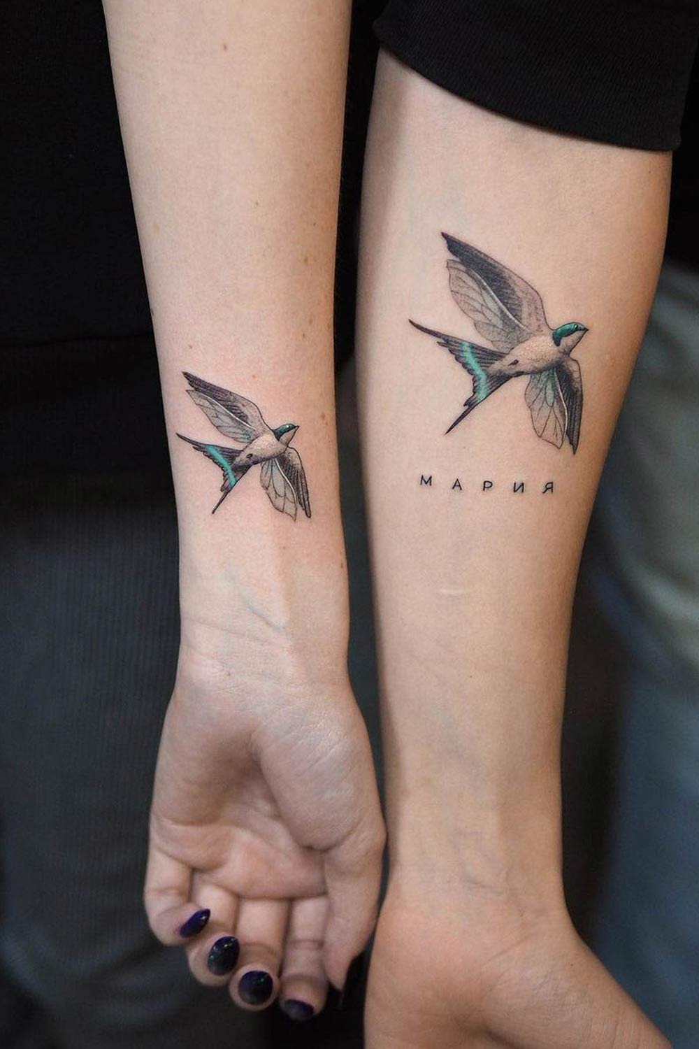 Birds Couple Tattoos