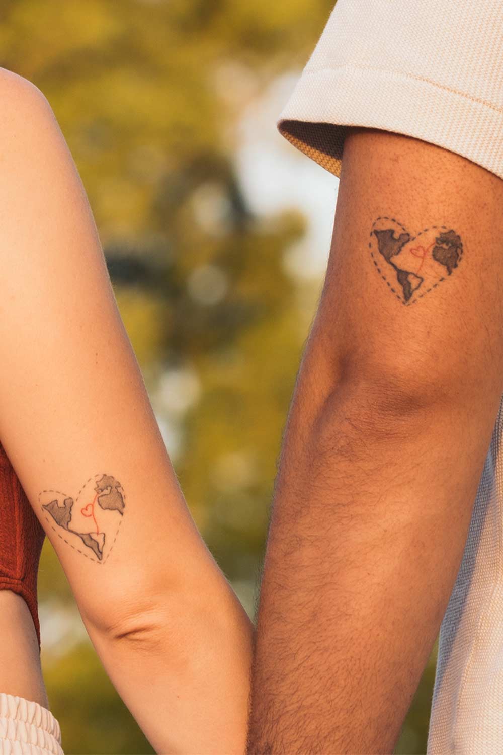 Creative Couple Tattoos That Celebrate Loves Eternal Bond
