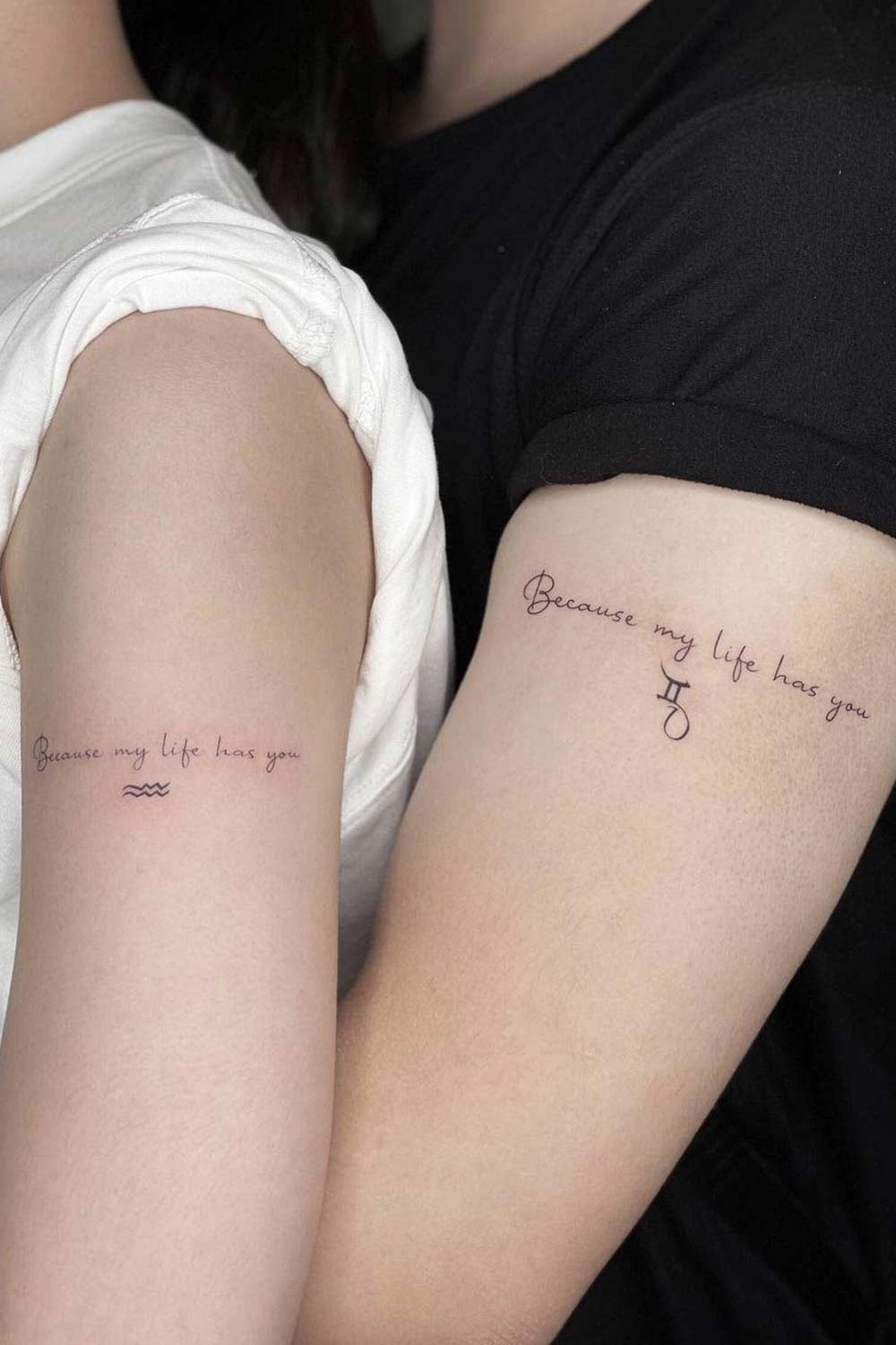 Mais de 60 tatuagens de casal - incríveis e fofas para mostrar sua