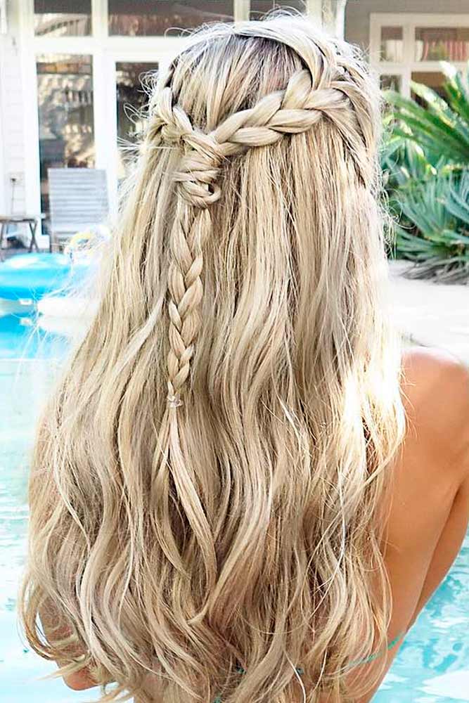 Easy Long Hairstyles for Valentine's Day