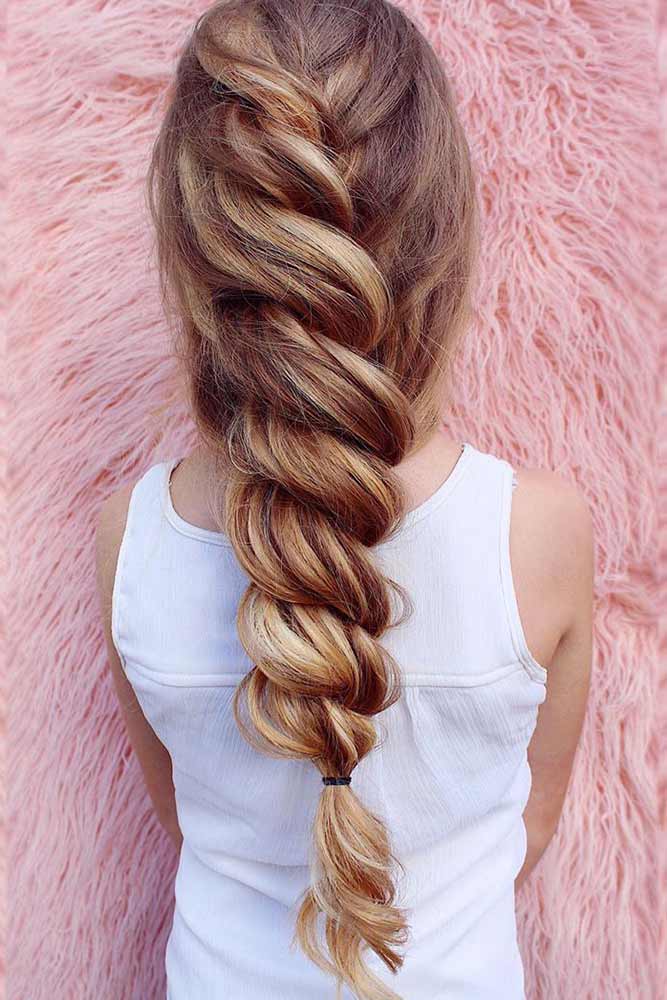 Loose Twisted Ponytail #longhairstyles #twistedhair