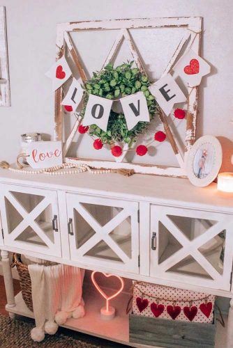 Love Garland Valentines Day Decoration #garland #sign