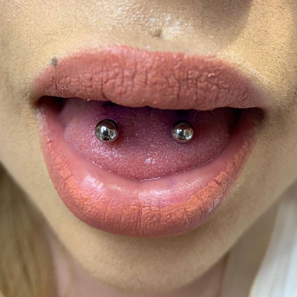 Surface tongue piercing jewelry sale