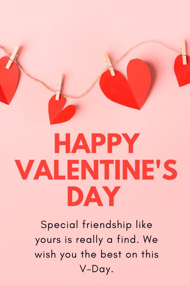 Happy Valentine's Wishes For Best Friend #bff #friendship