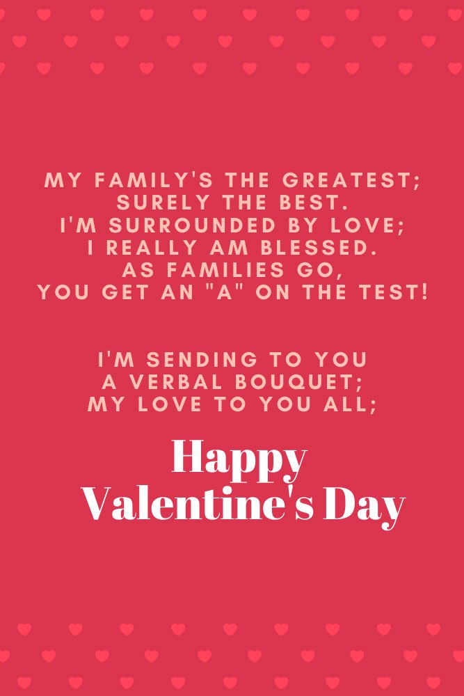 Happy Valentine's Day Wishes For Family #family #vday