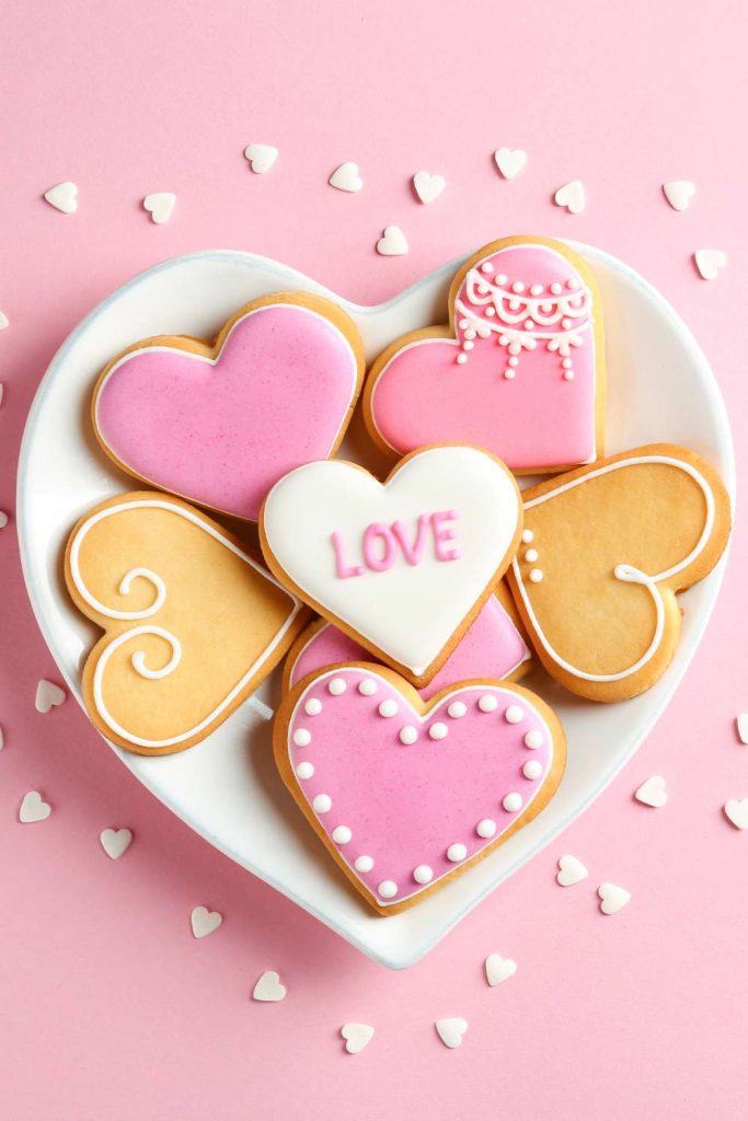 Valentines Day Heart Cookies