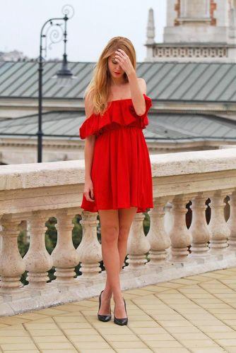 Valentines Day Dresses in Pink and Red Colors - Outfit Ideas