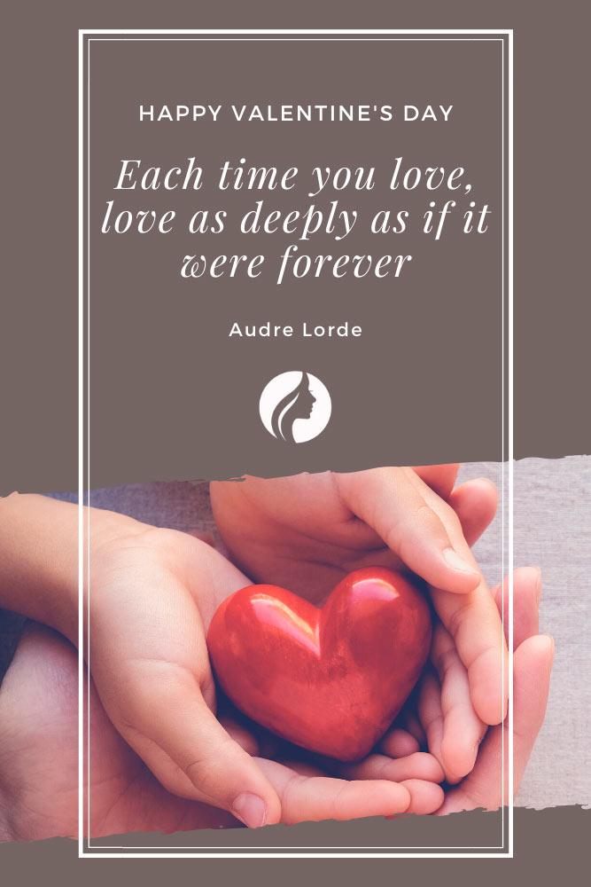 Valentine's Day Quotes by Audre Lorde #audrelorde #quotes