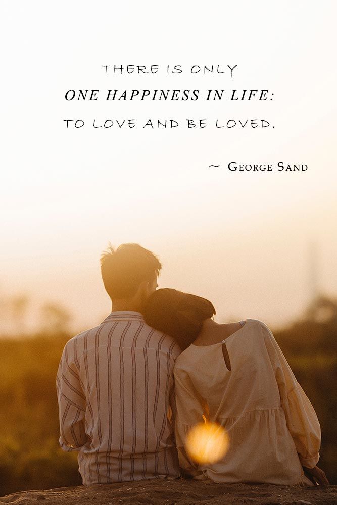 There is only one happiness in life: to love and be loved #happyvalentinesday #insparationalquotes #lovequotes