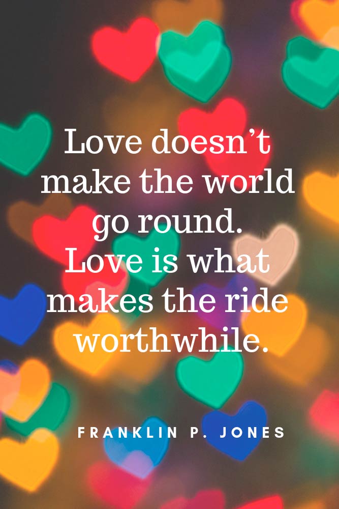 Love is what makes the ride worthwhile #happyvalentinesday #insparationalquotes #lovequotes