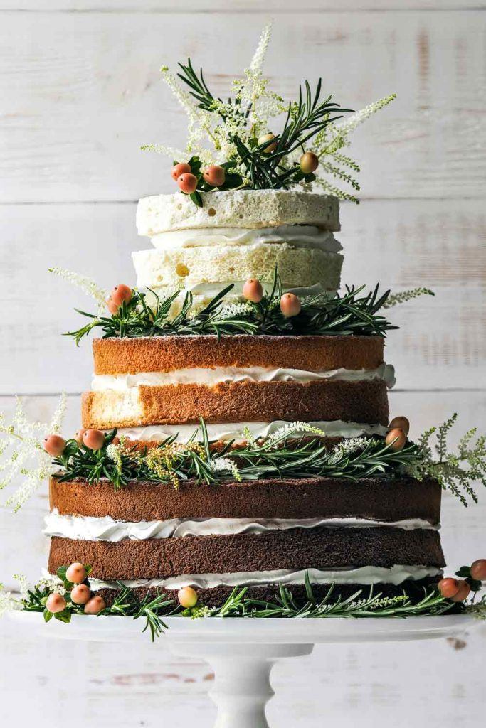 Wedding Cake with Berries 