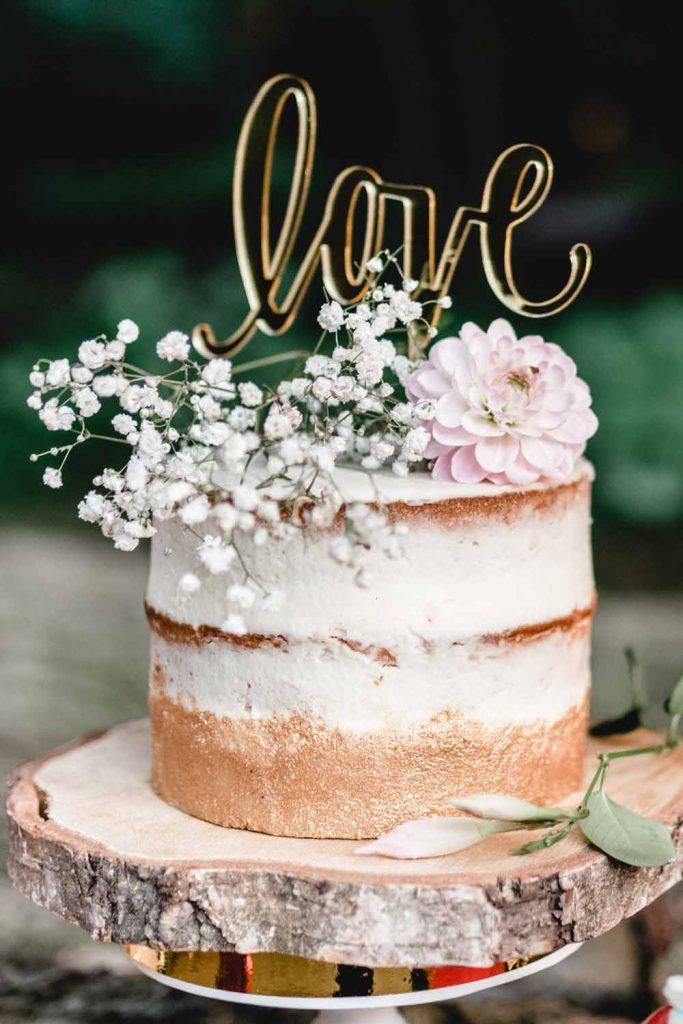 Simple Wedding Cake