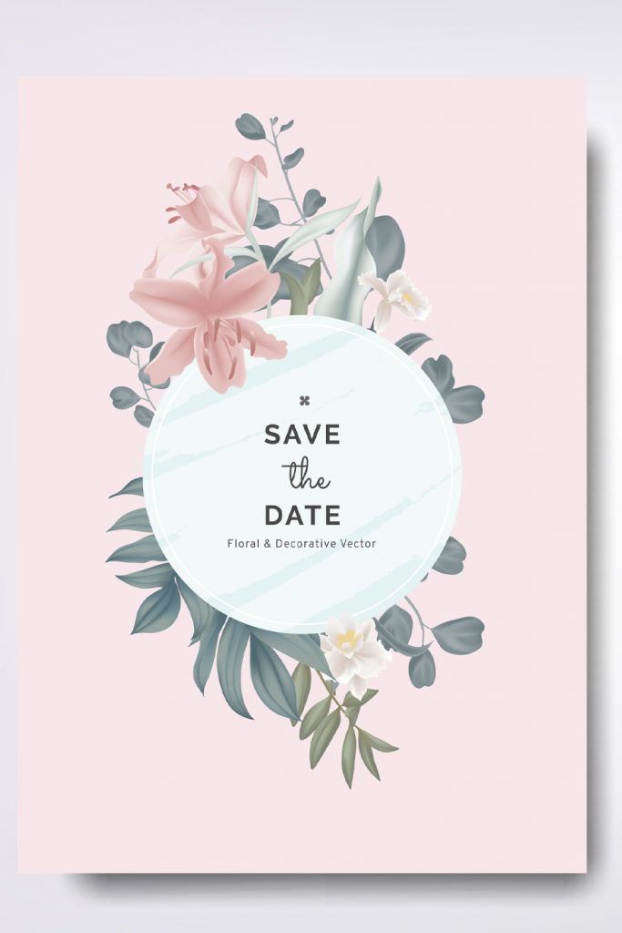 Save the Date Invitation Design