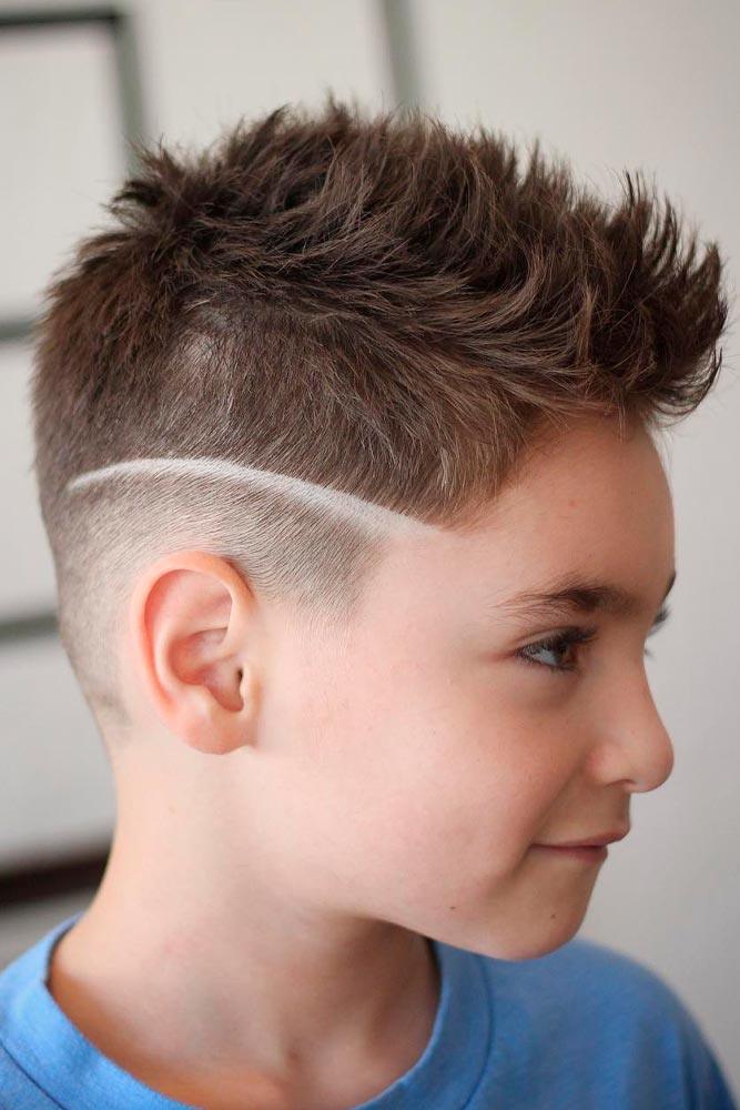 Edgy Haircut With Longer Top And Short Sides