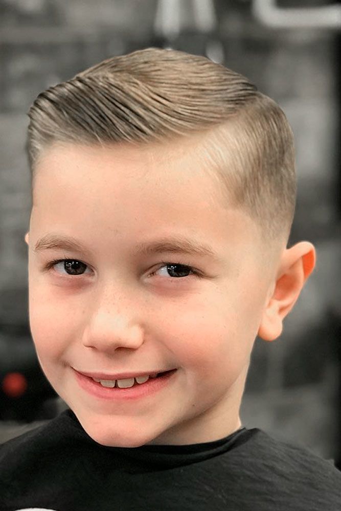 Sleek Side Part Hairstyles For Boys