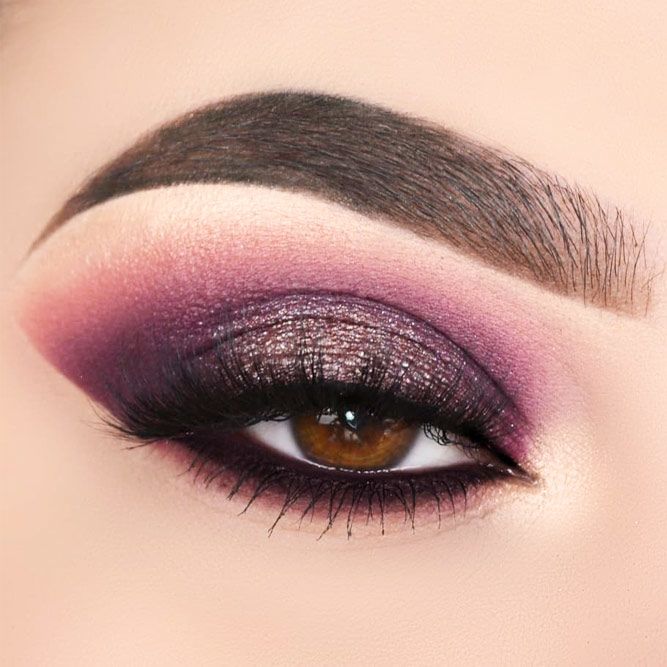 Purple Smokey Shadow With Smudge Line #smokeyeyes