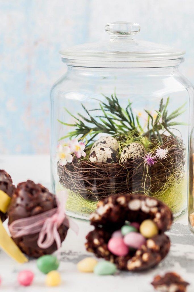 Easter Centerpiece Jar