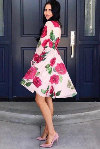 Cute Dresses with Flower Print