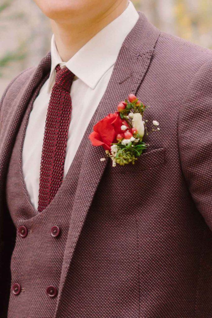Maroon and Green Wedding Colors