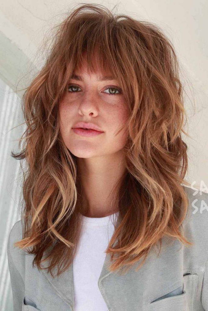 20 Fabulous Long Layered Haircuts With Bangs  Pretty Designs