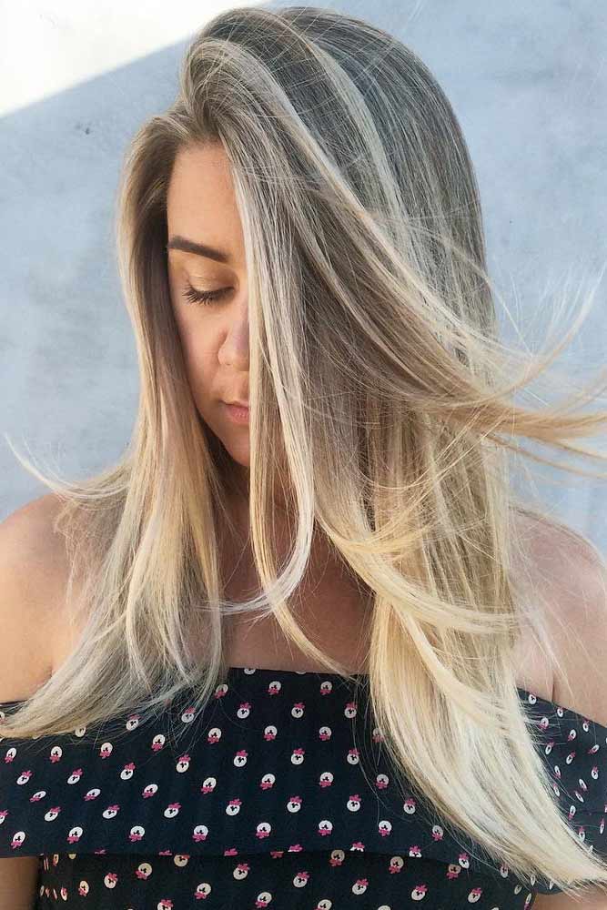 Blonde Ombre Hairstyles With Soft Layers #ombrehair #blonds