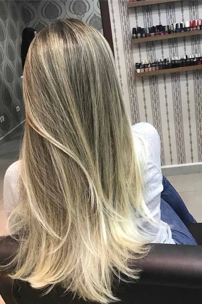 Blonde Hair With Textured Ends #texturedhaircut #layeredhaircut