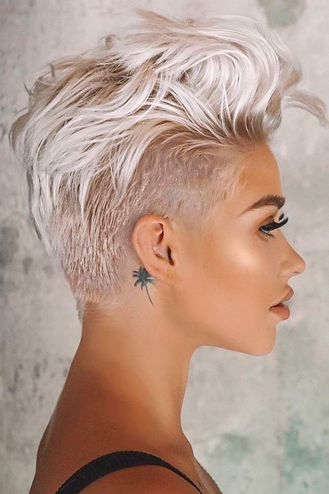 Amazing Long Pixie For Your Stylish And Dramatic Look #blondehair #shorthair