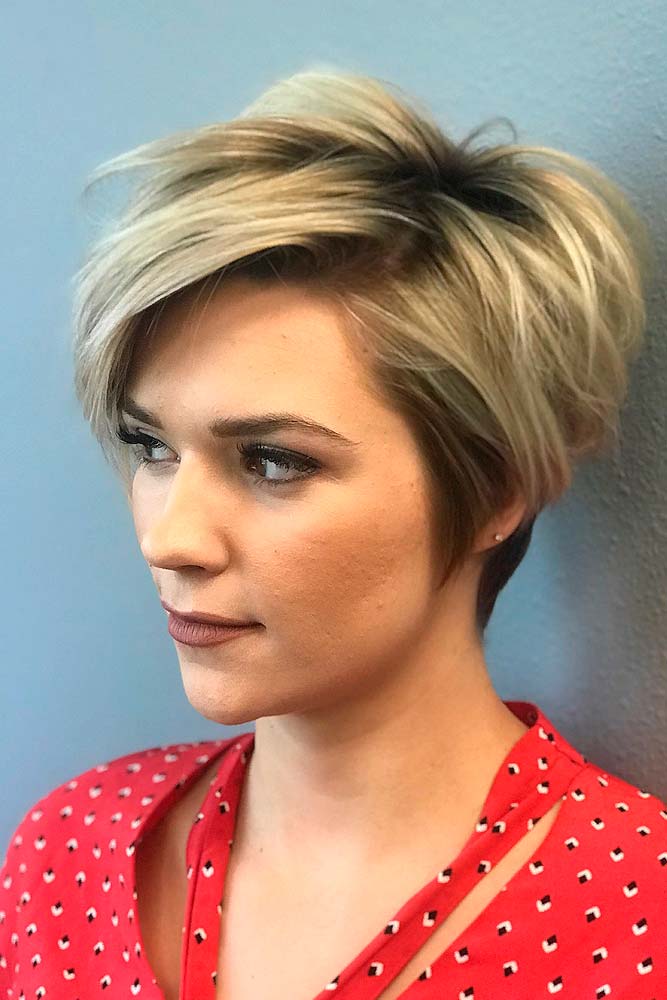 Long Pixie With Dimensional Layers #ombrehair #layeredhaircuts