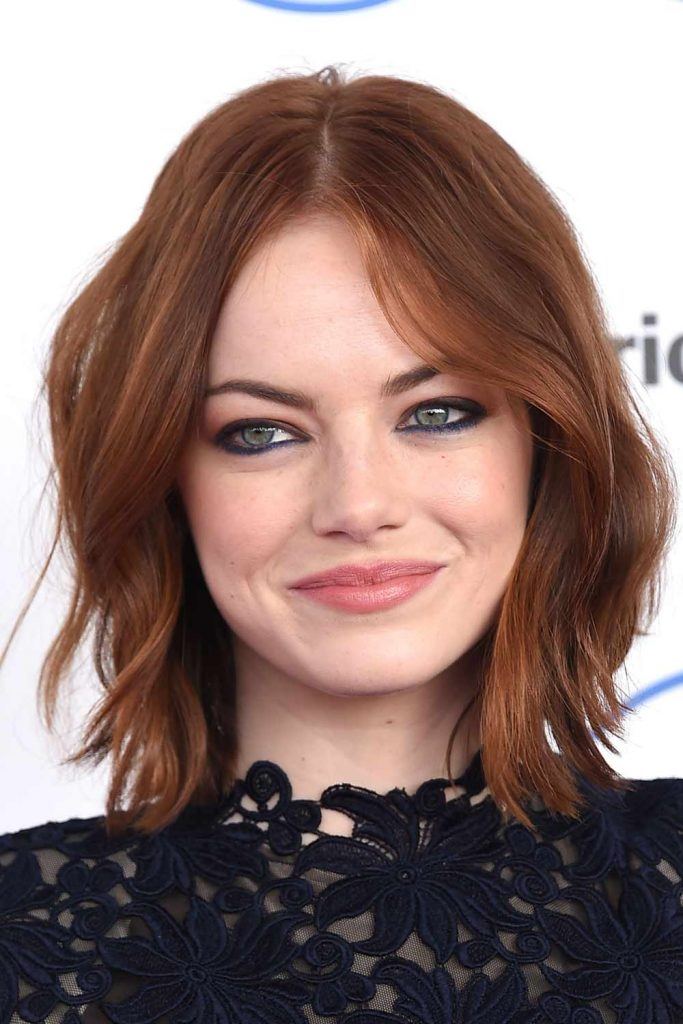 Emma Stone's Red Layers