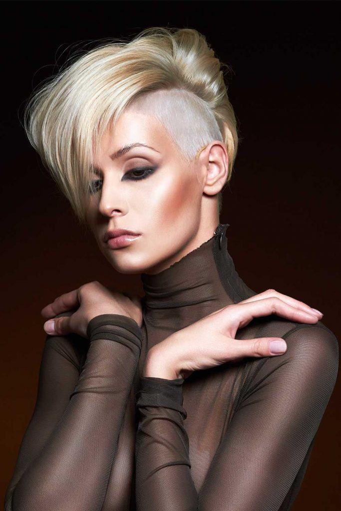 Blonde Pixie with Undercut