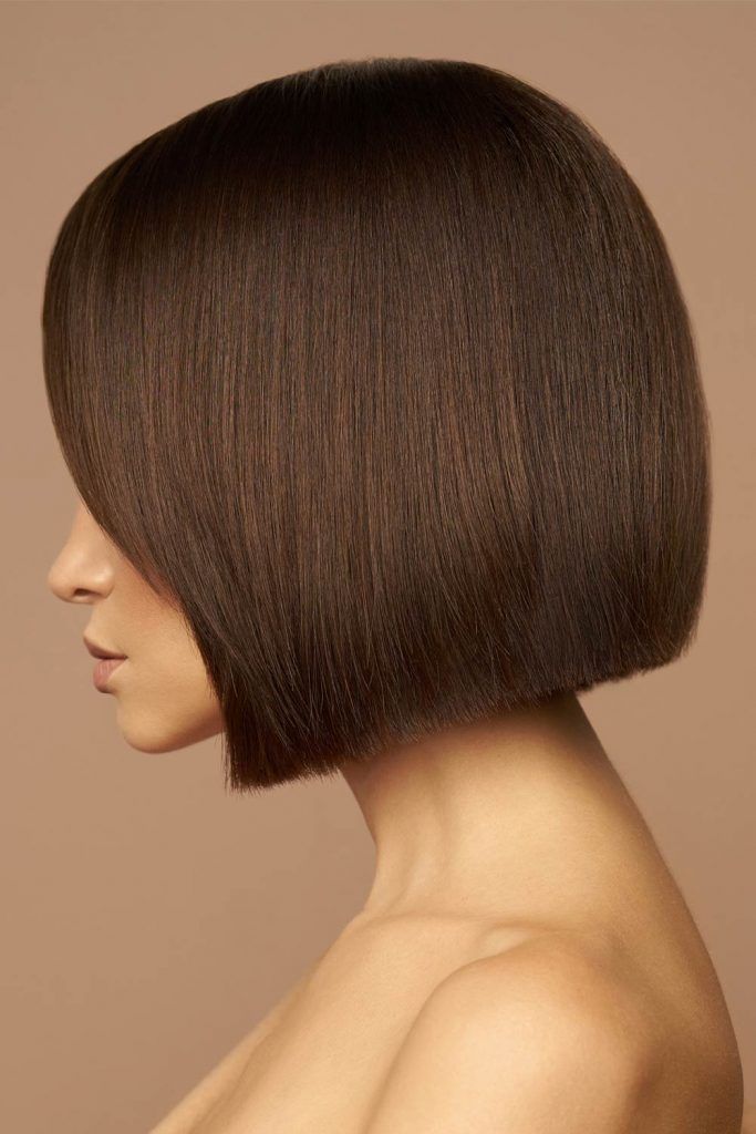 Brown Sleek Bob