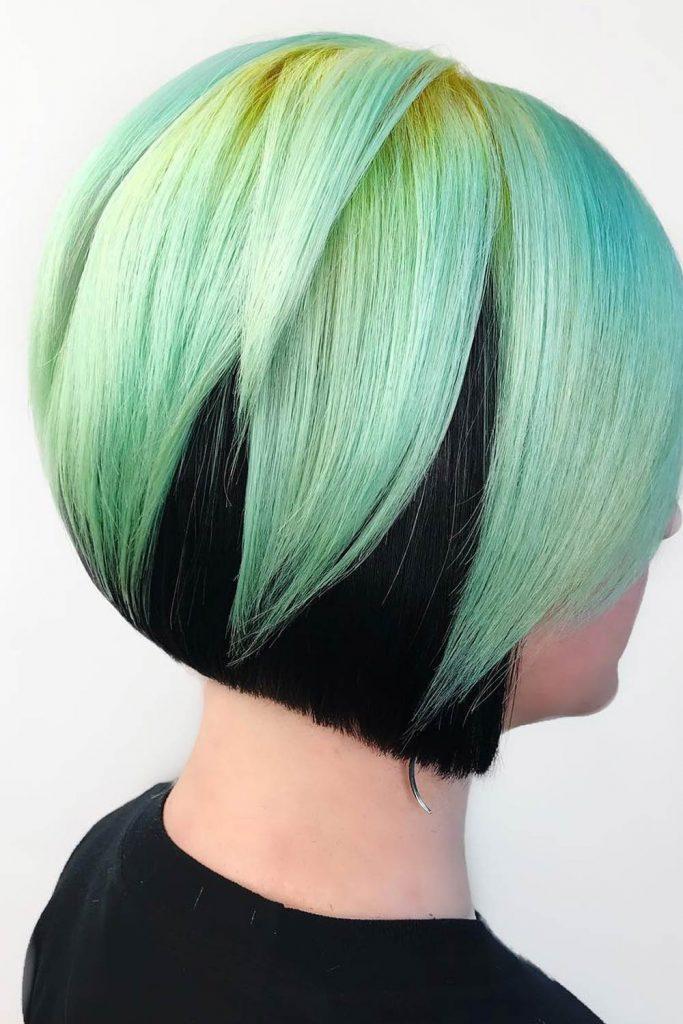 Two-Toned Layered Bob