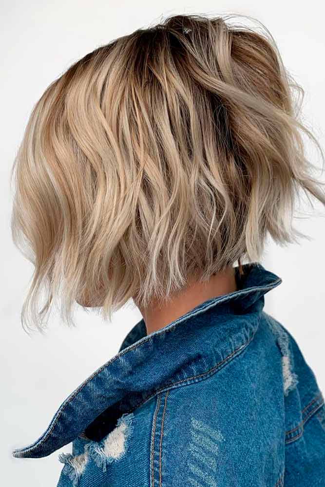 Short Tousled Beach Hairstyles #bobhairstyles #blondehair