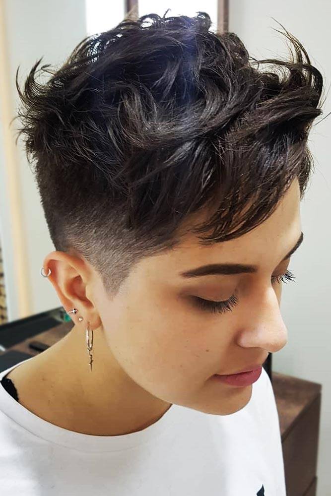 Fade superior alto #fadehaircut #pixie