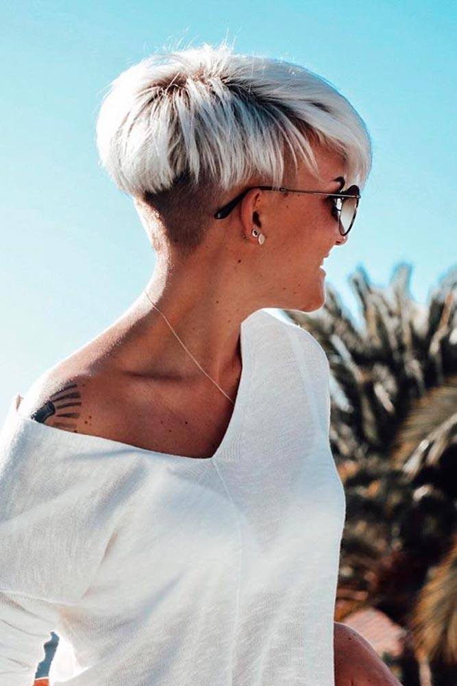 Modernized Taper Bowl Hairstyles #shorthaircuts #blondehair