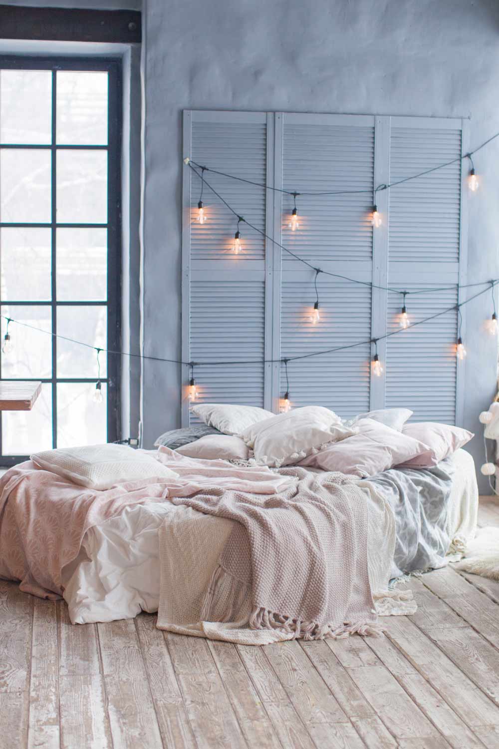 38 Cozy Decor Ideas With Bedroom String Lights