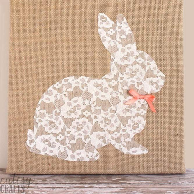 Pretty Bunny Canvas Decor 