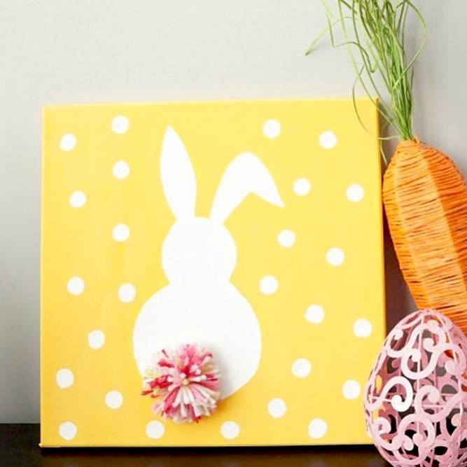 Pretty Bunny Canvas Decor