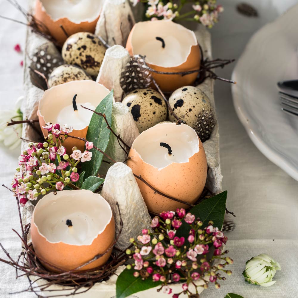 DIY Easter Candles