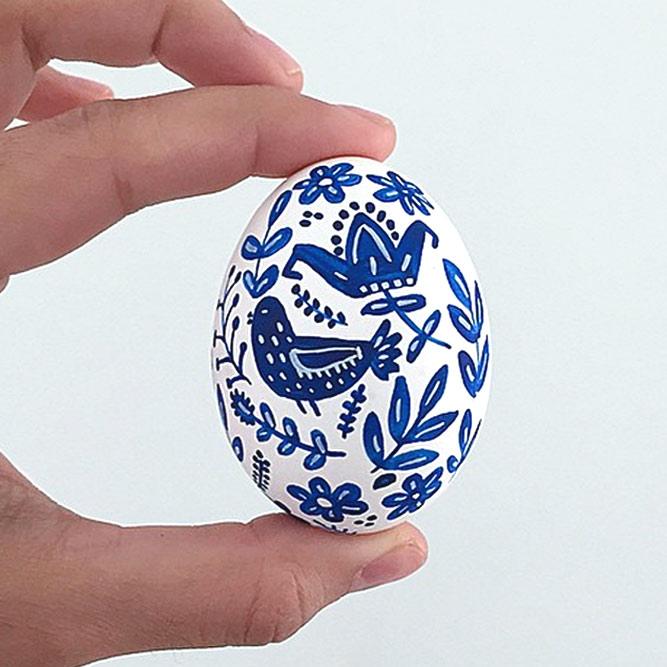 Folk Style For Easter Eggs