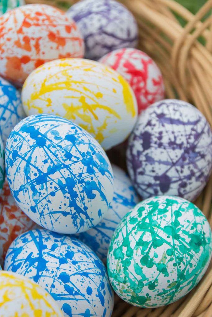 Easter Egg Decor In A Watercolor Style