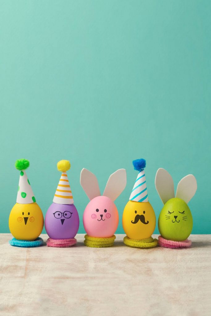 Simple Animals Design Easter Eggs