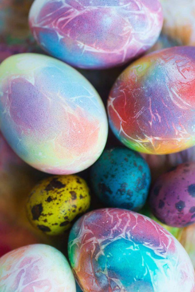 Easter Egg Decor In A Watercolor Style