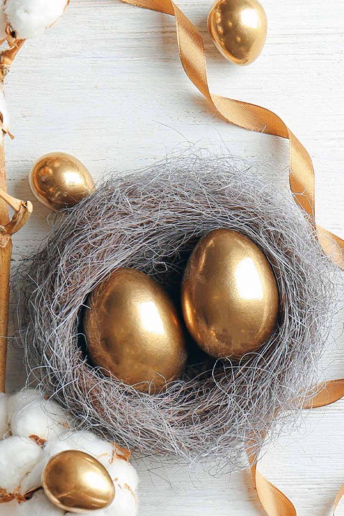 Gold Easter Eggs