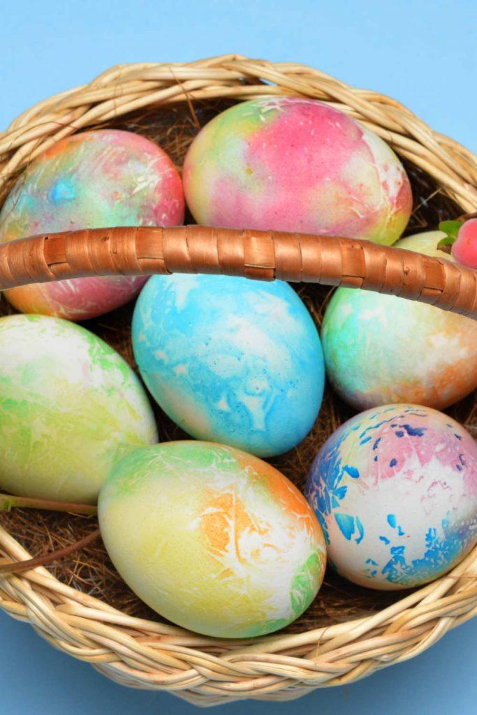 Pastel Watercolored Easter Eggs