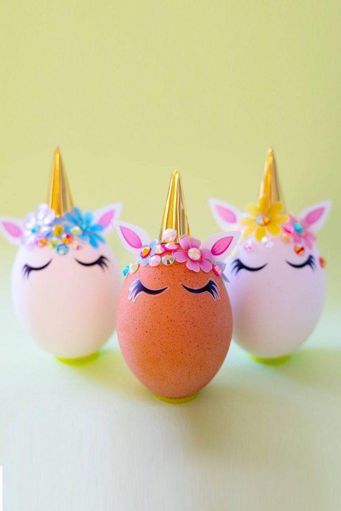 Cute Unicorn Easter Eggs